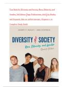 Test Bank for Diversity and Society&semi; Race&comma; Ethnicity and Gender&comma; 7th Edition &lpar;Sage Publications&comma; 2022&rpar; by Healey and Stepnick&comma; Isbn no&semi; 9781071901397&comma; &lpar;Chapters 1-10&rpar; Complete Study Guide&excl;&excl;&excl;&excl;&excl;&excl;&excl;&excl;&excl;&excl;