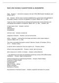 NSC 252 EXAM 2 QUESTIONS & ANSWERS