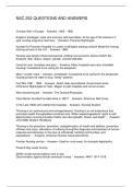 NSC 252 QUESTIONS AND ANSWERS