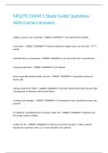 MCLETC EXAM 1 Study Guide Questions With Correct Answers&period;