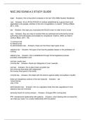 NSC 252 EXAM - 2 STUDY GUIDE