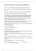 EKU NSC 252 EXAM 1 QUESTIONS & ANSWERS