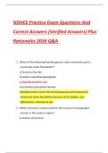 NDHCE Practice Exam Questions And Correct Answers &lpar;Verified Answers&rpar; Plus Rationales 2026 Q&A 