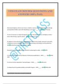 VFIS EXAM 2025&sol;2026 QUESTIONS AND ANSWERS 100&percnt; PASS&period;