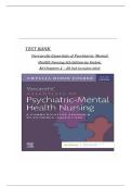 Latest Update 2026 &vert; Varcarolis&rsquo; Essentials of Psychiatric Mental Health Nursing Test Bank &lpar;5th Edition&rpar; &vert; Exam Prep &vert; Graded A&plus; &vert; Chyllia D&period; Fosbre