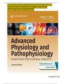Test Bank Advanced Physiology And Pathophysiology&colon; Essentials For Clinical Practice&comma; 2nd Edition Nancy C&period; Tkacs&comma;Linda L&period; Herrmann &vert;ISBN&colon;9780826177087&vert; All Chapters 1-17 With Questions And Answers Complete A&plus; Guide 