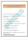 WGU D120 EXAM 2025&sol;2026 QUESTIONS AND ANSWERS 100&percnt; PASS&period;