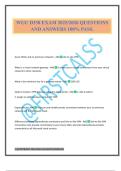 WGU D338 EXAM 2025&sol;2026 QUESTIONS AND ANSWERS 100&percnt; PASS&period;