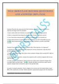 WGU D658 EXAM 2025&sol;2026 QUESTIONS AND ANSWERS 100&percnt; PASS&period;