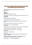 MULTIPLE SCLEROSIS EXAM WITH COMPLETE SOLUTIONS 100&percnt; VERIFIED LATEST UPDATE 2026-27&excl;&excl;