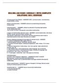 EKU NSC 242 EXAM 1 MODULE 1 WITH COMPLETE SOLUTIONS 100&percnt; VERIFIED&excl;&excl;