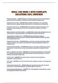 MDCA 1305 WEEK 1 WITH COMPLETE SOLUTIONS 100&percnt; VERIFIED&excl;&excl;