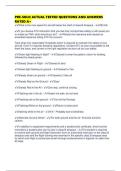 PRE-SOLO ACTUAL TESTED QUESTIONS AND ANSWERS RATED A&plus;