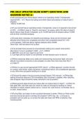 PRE-SOLO UPDATED EXAM SCRIPT QUESTIONS AND ANSWERS RATED A&plus;