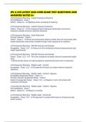 IPC A 610 LATEST 2026 CORE EXAM TEST QUESTIONS AND ANSWERS RATED A&plus;