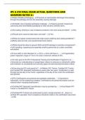 IPC A 610 FINAL EXAM ACTUAL QUESTIONS AND ANSWERS RATED A&plus;