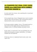 S13 STANDPIPE TEST FINAL STUDY GUIDE PAPER 2026 QUESTIONS WITH CORRECT SOLUTIONS GRADED A&plus;
