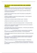 TBS PHASE II 2026 EXAM QUESTIONS AND ANSWERS RATED A&plus;
