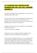 S13 STANDPIPE TEST CERTIFICATION EXAMINATION TEST 2026 FULL ANSWERS GRADED A&plus;