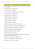 TBS PHASE II TEST QUESTIONS AND ANSWERS RATED A&plus;