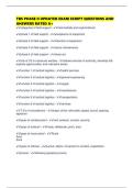 TBS PHASE II UPDATED EXAM SCRIPT QUESTIONS AND ANSWERS RATED A&plus;