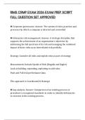 RIMS CRMP EXAM 2026 EXAM PREP SCRIPT FULL QUESTION SET APPROVED