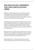 RIMS CRMP EXAM 2026 COMPREHENSIVE STUDY GUIDE COMPLETE SOLUTIONS VERIFIED