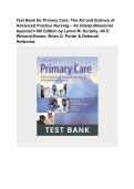 complete test bank for Primary Care&colon; The Art and Science of Advanced Practice Nursing &ndash; An Interprofessional Approach&comma; 6th Edition by Lynne M&period; Dunphy&comma; Jill E&period; Winland-Brown&comma; Brian O&period; Porter&comma; and Deborah Holtzclaw&period; I