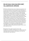 RES 240 EXAM 2 2026 EXAM PREP SCRIPT FULL QUESTION SET APPROVED