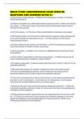 BRAIN STORY COMPREHENSIVE EXAM UPDATED QUESTIONS AND ANSWERS RATED A&plus;