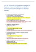 MN 566 Midterm & Final Mock Exam Complete 100  Questions & Correct Detailed Answers &lpar;Verified  Answers&rpar; &vert;Already Graded A&plus;&vert;&vert;Brand 2026 New  Version&excl;&excl; 