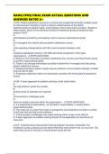 NAHQ CPHQ FINAL EXAM ACTUAL QUESTIONS AND ANSWERS RATED A&plus;