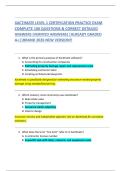 XACTIMATE LEVEL 1 CERTIFICATION PRACTICE EXAM  COMPLETE 100 QUESTIONS & CORRECT DETAILED  ANSWERS &lpar;VERIFIED ANSWERS&rpar; &vert;ALREADY GRADED  A&plus;&vert;&vert;BRAND 2026 NEW VERSION&excl;&excl; 