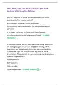 TNCC Final Exam Test UPDATED 2026 &vert; Open Book Format &vert; 100&percnt; Verified Questions & Complete Step-by-Step Solutions &vert; GRADED A&plus; Emergency Nursing Trauma Certification Prep