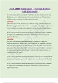 2026 AHIP Final Exam &ndash; Verified Edition with Rationales