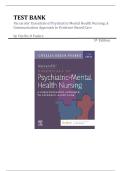 Test Bank for Essentials of Psychiatric Mental Health Nursing &lpar;5th Edition&rpar; by Varcarolis &vert; Chapters 1&ndash;28 &vert; Verified Q&A &vert; A&plus; Exam Prep