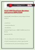 LGAV 3110 Final Exam Questions and Answers 100&percnt; PASS