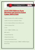LGAV 3110 Midterm Exam Questions and Answers&vert;Latest Update 100&percnt; PASS
