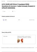 MVU NURS 629 EXAM 3 &lpar;updated 2026&rpar; Questions & Answers &vert; Latest Already Graded A&plus; UPDATE 2025&vert;2026