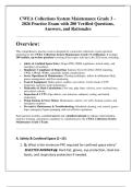 CWEA Collections System Maintenance Grade 3 &ndash; 2026 Practice Exam with 200 Verified Questions&comma; Answers&comma; and Rationales