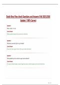 Dutch Bros Flow check Questions and Answers &vert;Fall 2025&sol;2026  Update &vert; 100&percnt; Correct