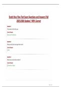  Dutch Bros Flow Test Exam Questions and Answers &vert;Fall  2025&sol;2026 Update &vert; 100&percnt; Correct