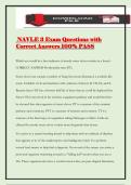 NAVLE 3 Exam Questions with Correct Answers 100&percnt; PASS