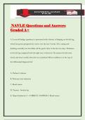NAVLE Questions and Answers Graded A&plus;