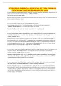 ATI RN Adult Medical Surgical Actual Exam 2025&colon; Questions & Verified Answers