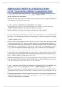 ATI RN Adult Medical Surgical Exam 2025&colon; Questions & Verified Answers