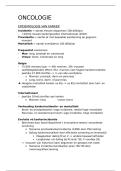 Samenvatting Oncologie