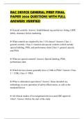 RAC DEVICE GENERAL PREP FINAL PAPER 2026 QUESTIONS WITH FULL ANSWERS VERIFIED