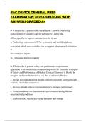 RAC DEVICE GENERAL PREP EXAMINATION 2026 QUESTIONS WITH ANSWERS GRADED A&plus;