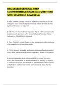 RAC DEVICE GENERAL PREP COMPREHENSIVE EXAM 2026 QUESTIONS WITH SOLUTIONS GRADED A&plus;